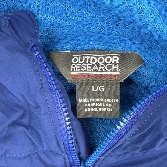 Outdoor Research Ascendant Hoody Pertex Microlight Jacket Men Large Blue - Picture 11 of 16
